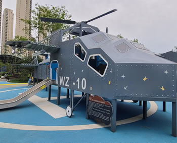 【陸地】飛機造型組合滑梯訂制