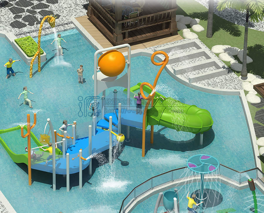 溫泉度假村小型水上樂園設計方案