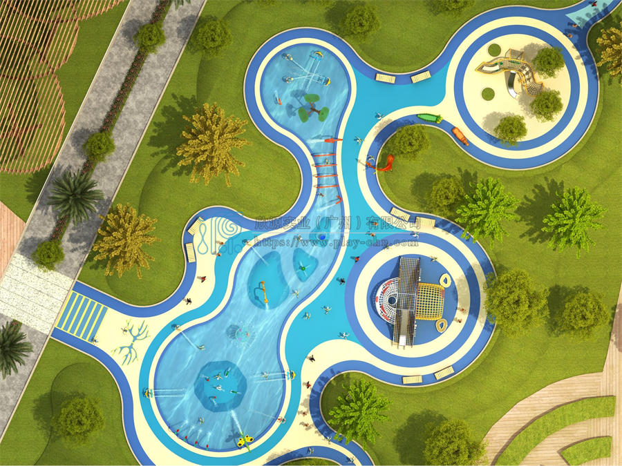 美麗鄉村無動力水上樂園規格設計