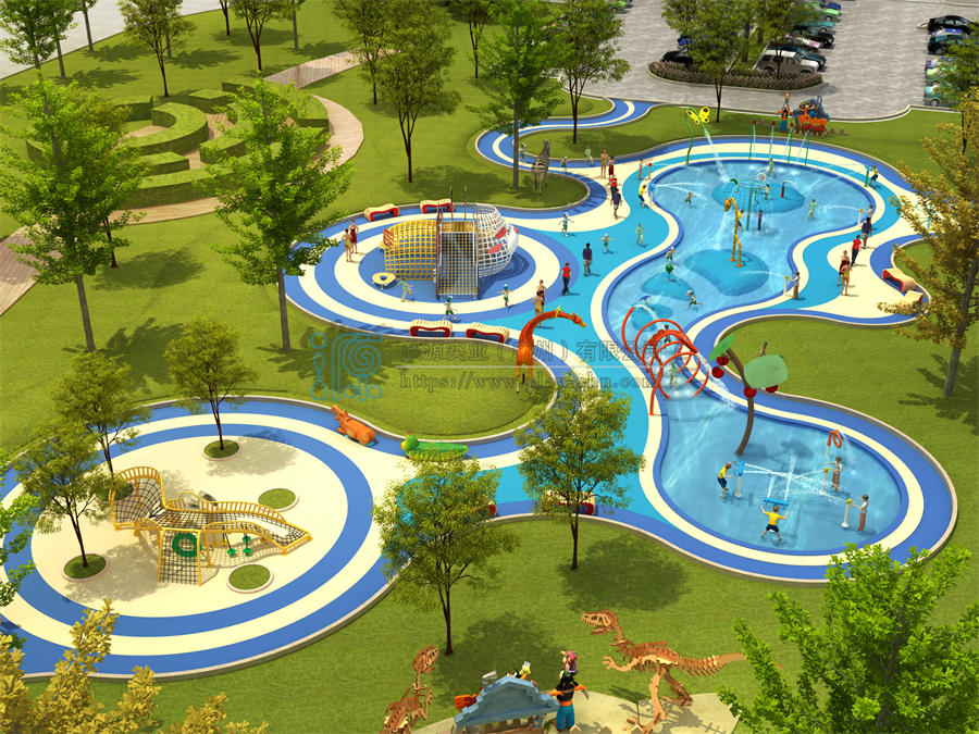 美麗鄉村無動力水上樂園規格設計