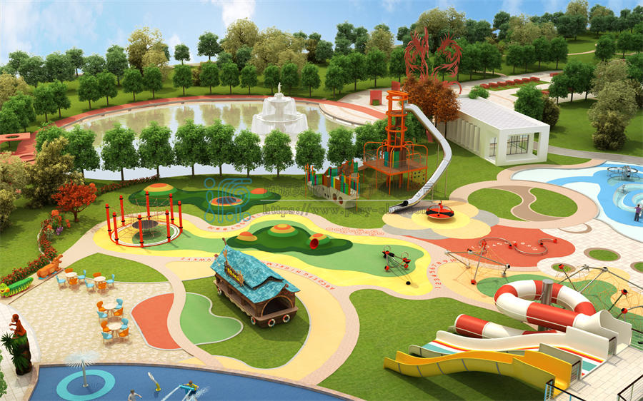 高檔小區室外兒童游樂園