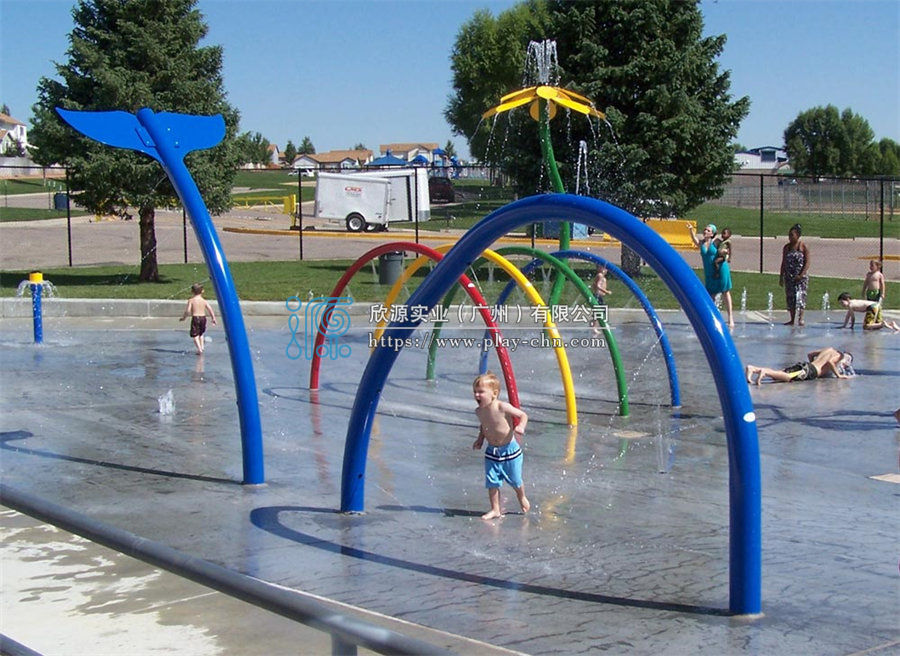 水上游樂設備彩虹競賽滑梯-1273