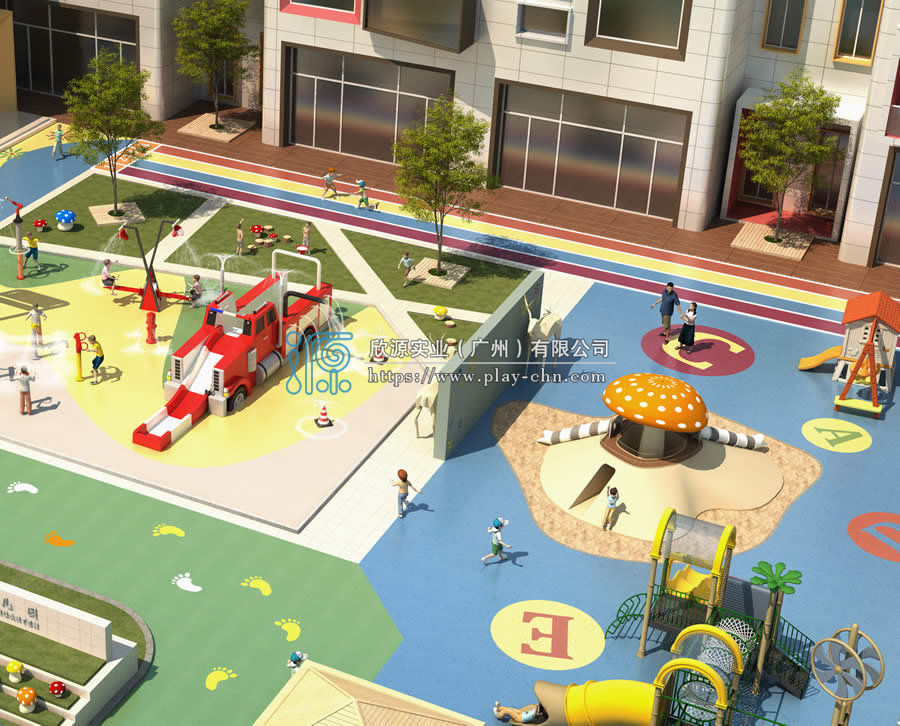 戶外游樂設備-室外兒童游樂設施安裝方案以及注意事項! -1279