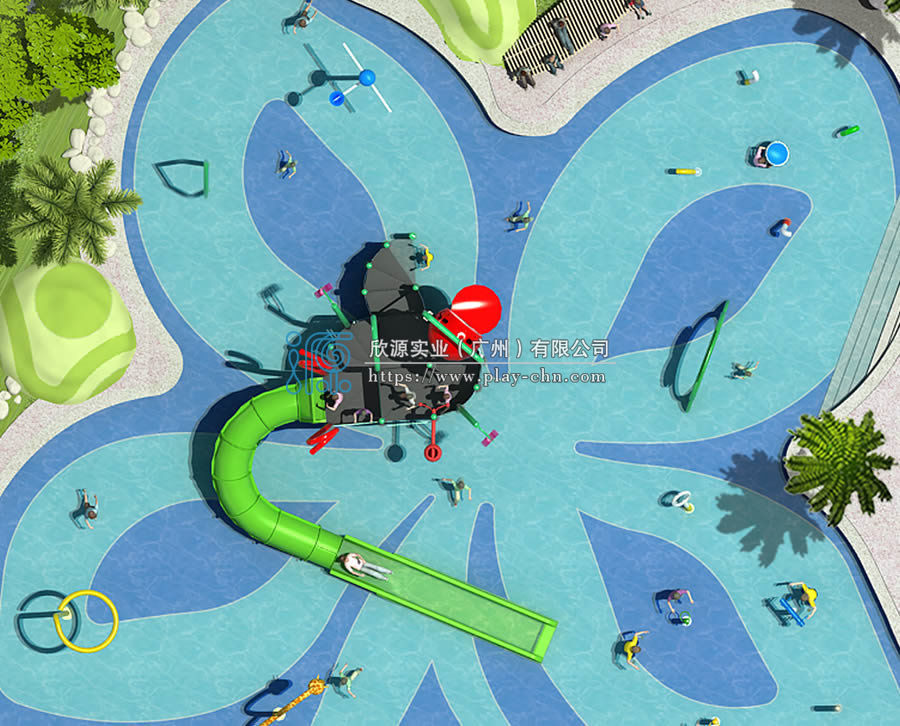 充氣滑梯和玻璃鋼滑梯有什么不同之處?-1260