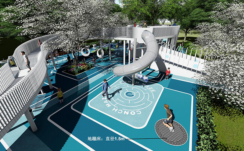 小青龍主題無動力兒童游樂園 小青龍主題無動力兒童游樂園