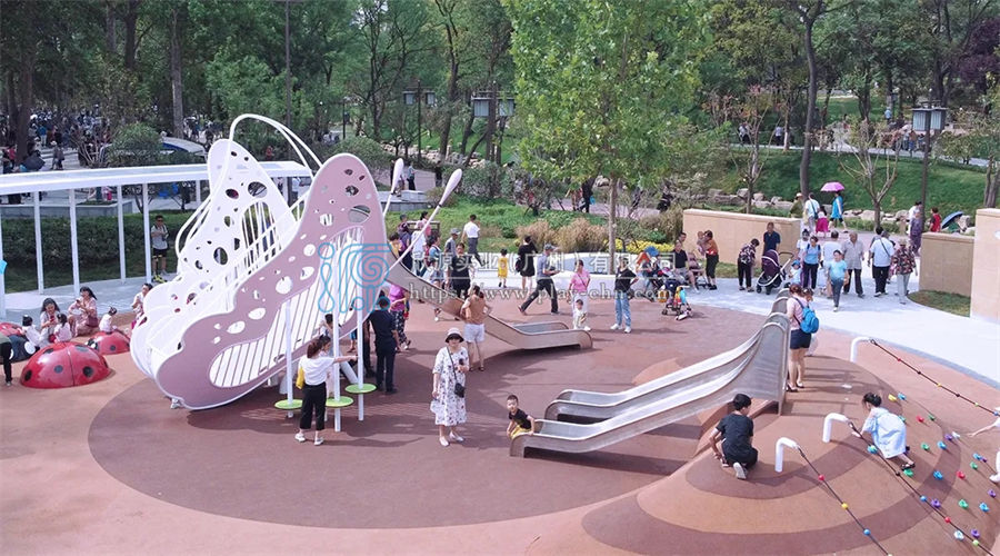 兒童塑料滑梯怎么樣安裝?-1317