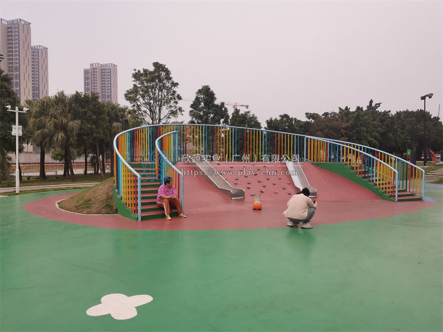 水上游樂設備彩虹競賽滑梯-1358