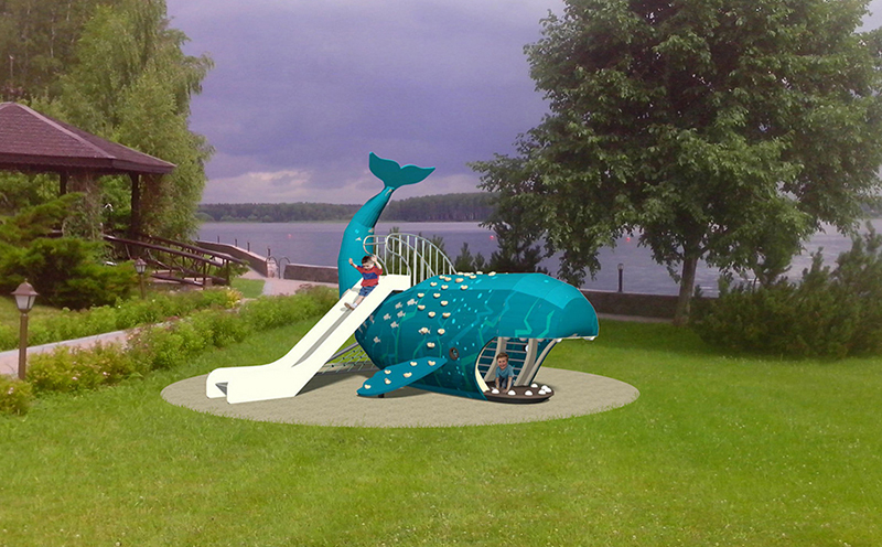 新型戶外游樂設備定制整體效果圖