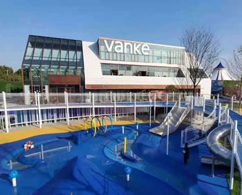 山東臨沂萬科新都會水上游樂設(shè)備定制案例