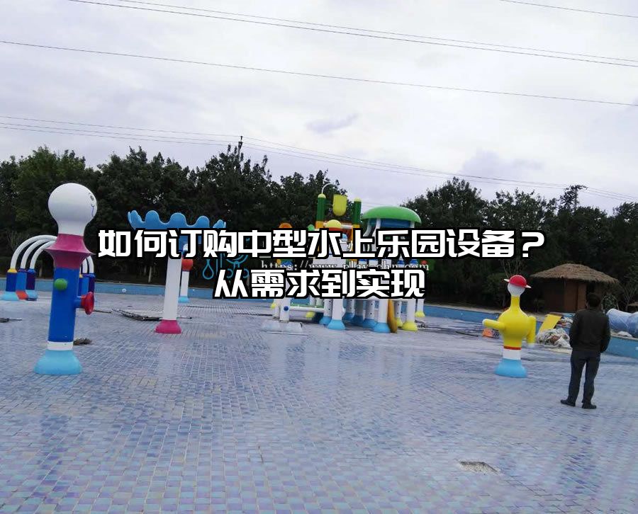 如何訂購中型水上樂園設備？從需求到實現