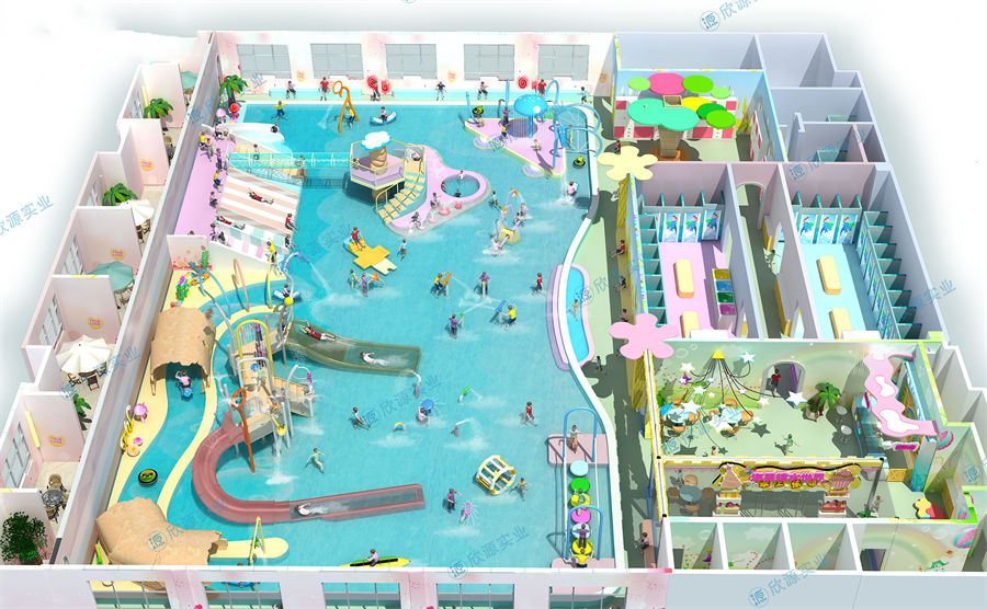 1077平方室內水上樂園