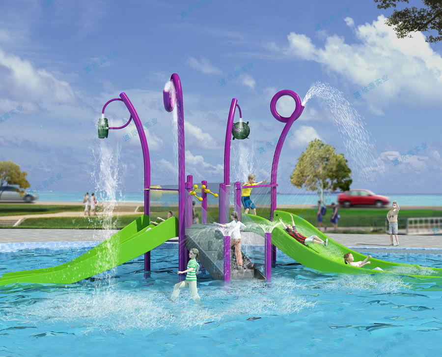 戶外小型水上滑梯組合