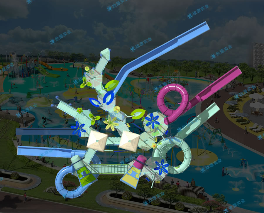 不銹鋼組合滑梯