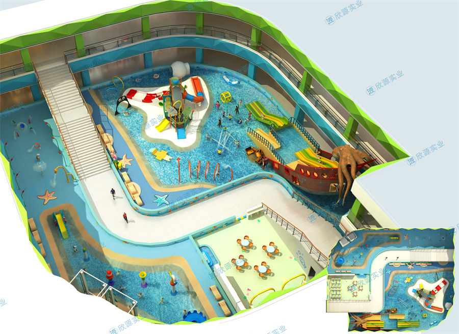 1200平方室內水上樂園