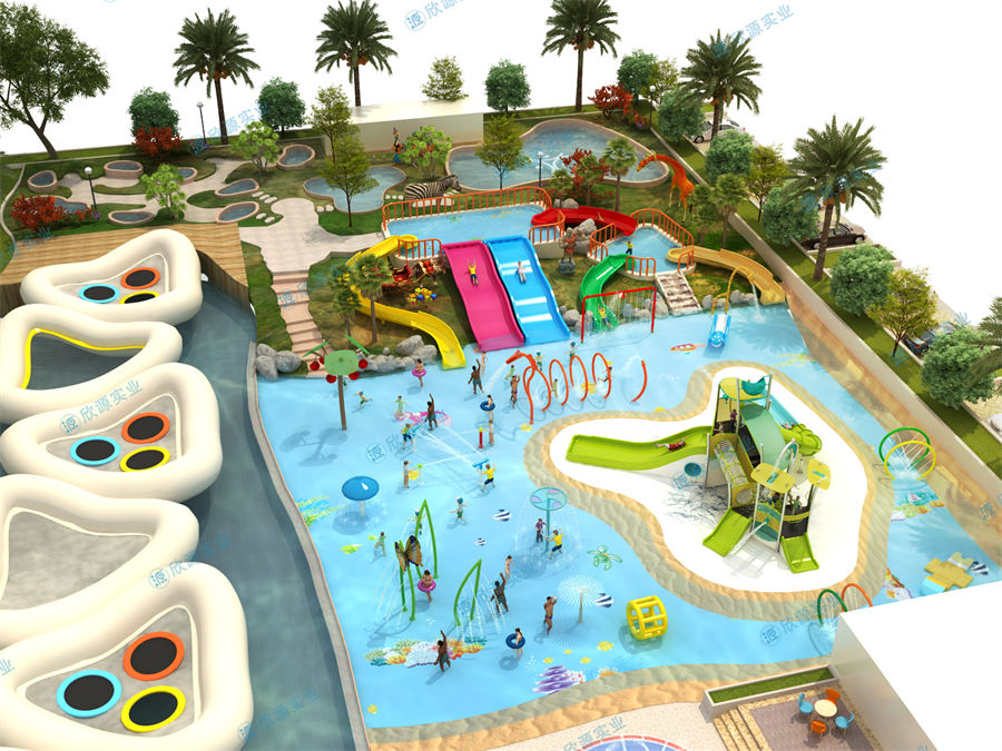 3000平方旱噴水上樂園整體規劃方案