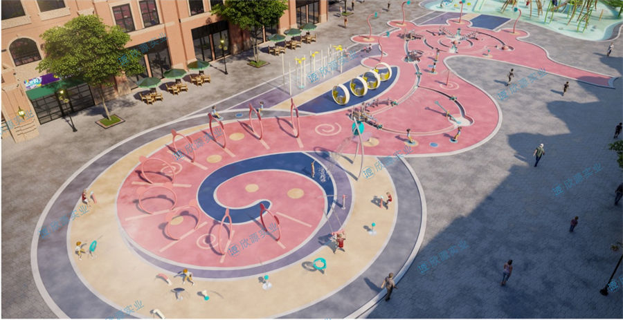 4000平方旱噴水上樂園整體規劃方案