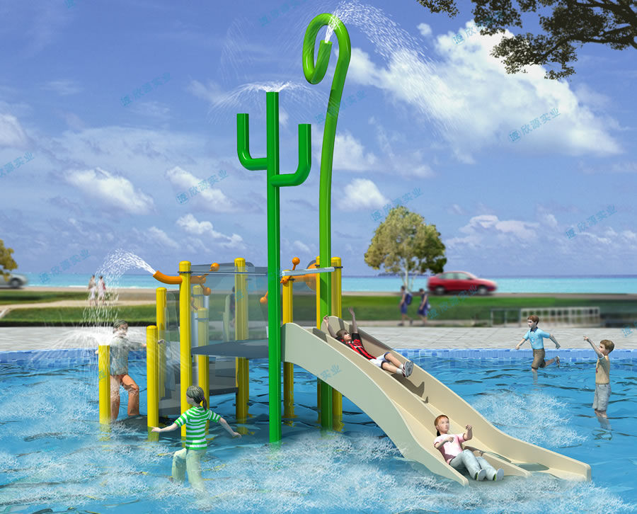 小型水上樂園組合滑梯