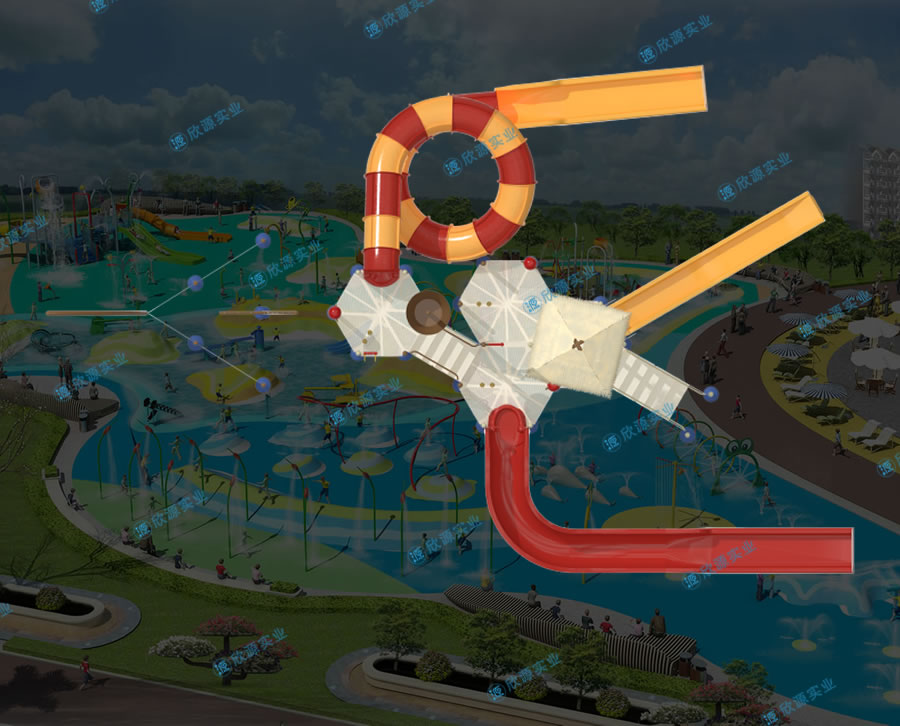 水上樂園滑梯組合報價