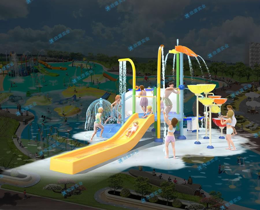 兒童水上滑梯組合定制
