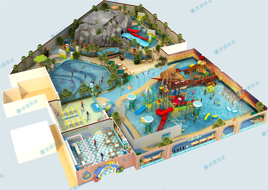 2750平方室內水上樂園