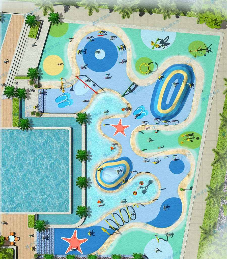 680平方旱噴水上樂(lè)園整體規(guī)劃方案