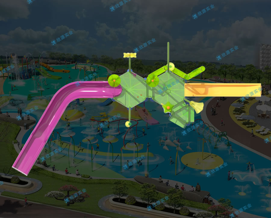 水上組合滑梯定制廠家