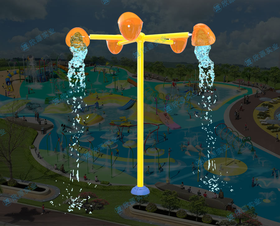 五錐桶倒水游樂設備2號