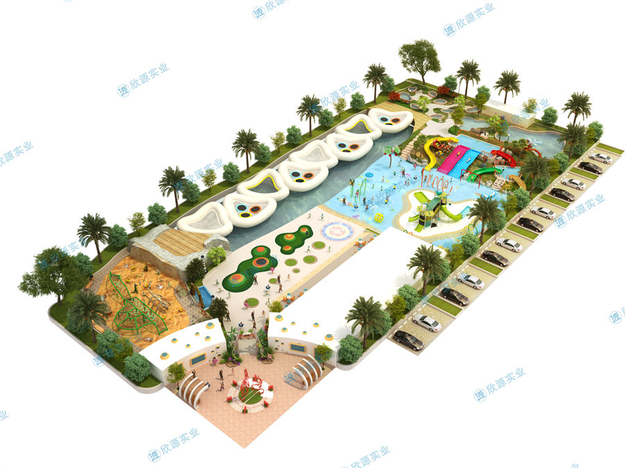 4000平方室外水上樂園整體規劃方案