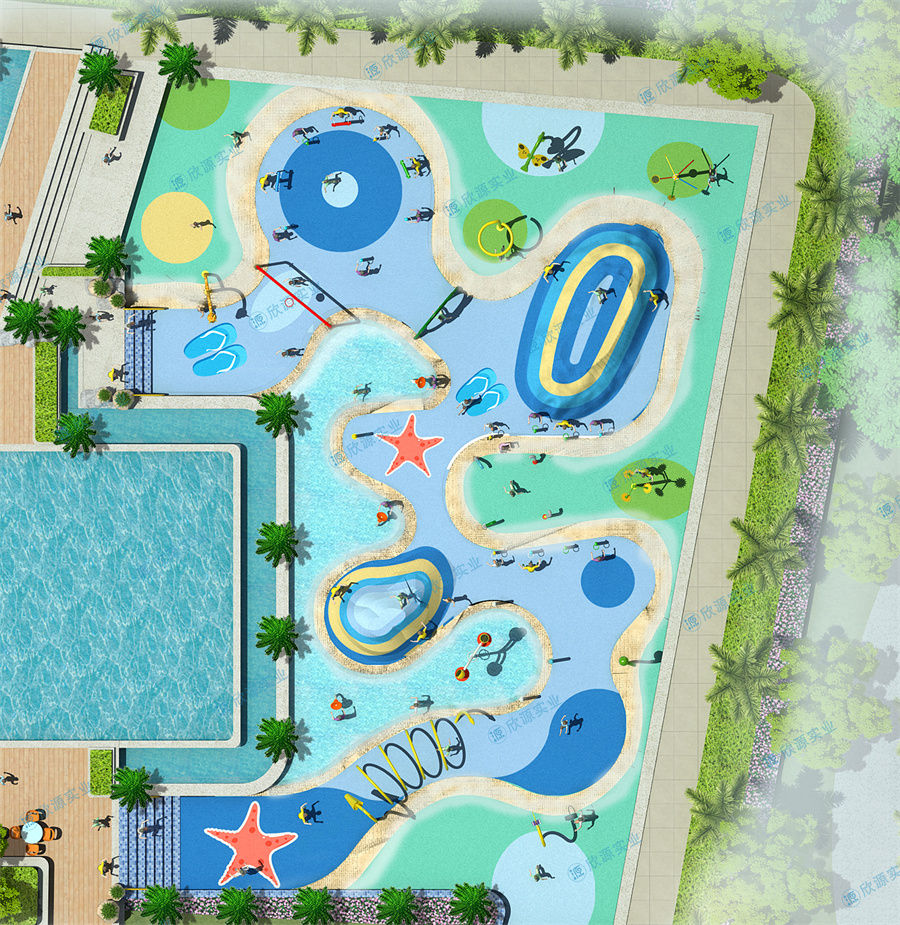 680平方室外水上樂園整體規劃方案