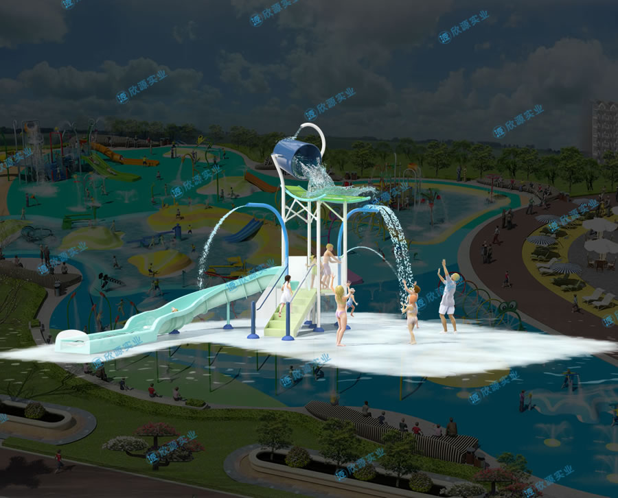 多功能創意水上滑梯組合