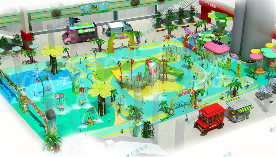 800平方室內(nèi)親子水上樂(lè)園
