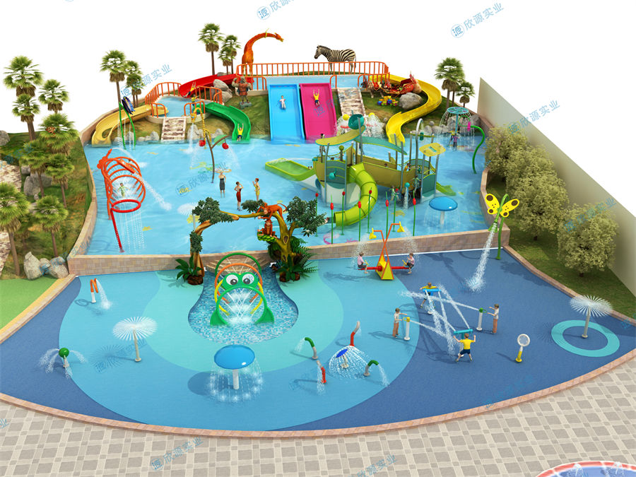 5000平方旱噴水上樂園整體規劃方案