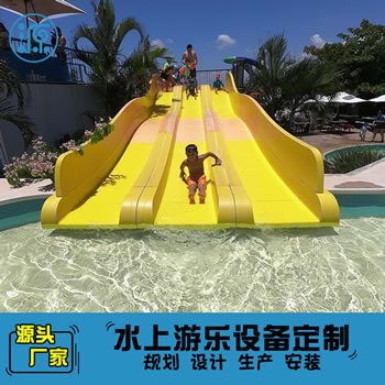 迷你板多滑道競速水上滑梯