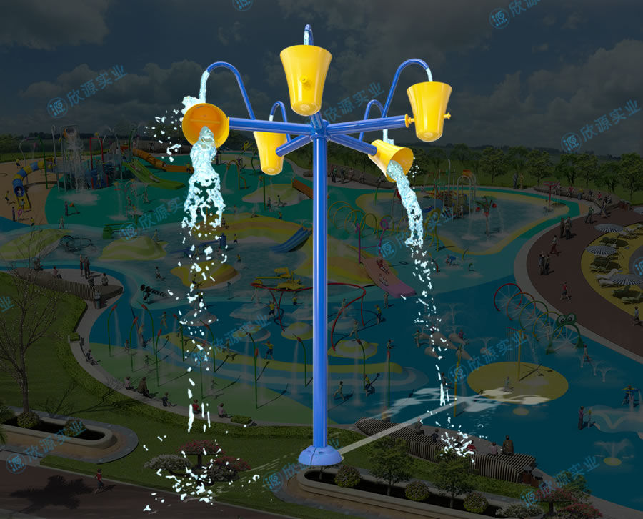 五錐桶倒水游樂設備