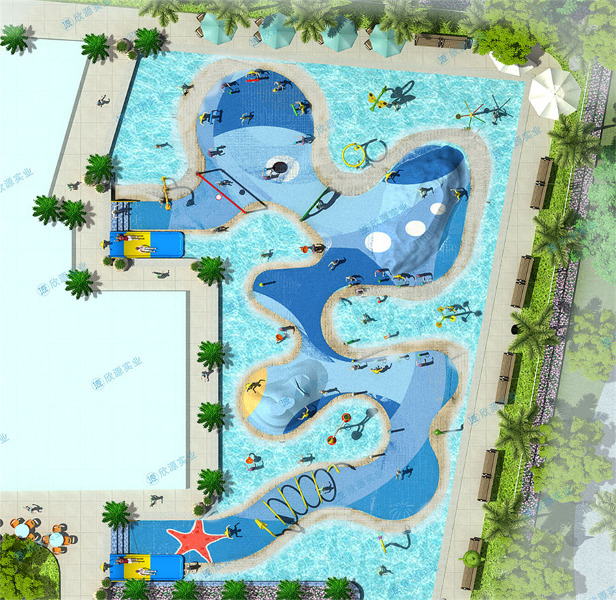 680平方室外水上樂園整體規劃方案