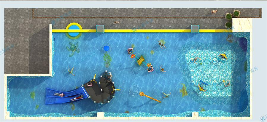 150平方溫泉水上樂園