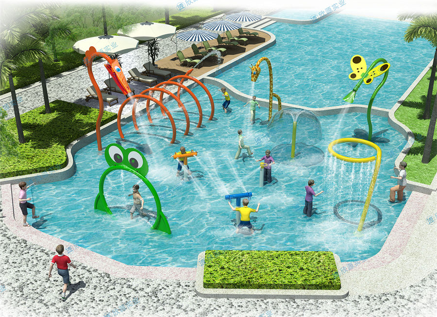135平方室外水上樂園整體規劃方案
