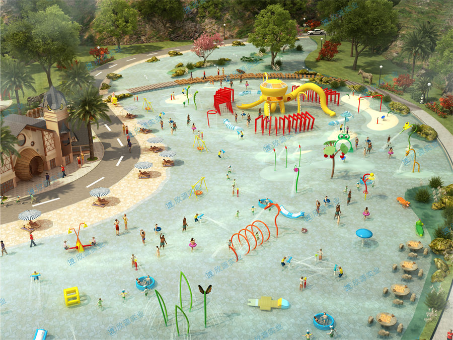 6000平方室外水上樂園整體規劃方案