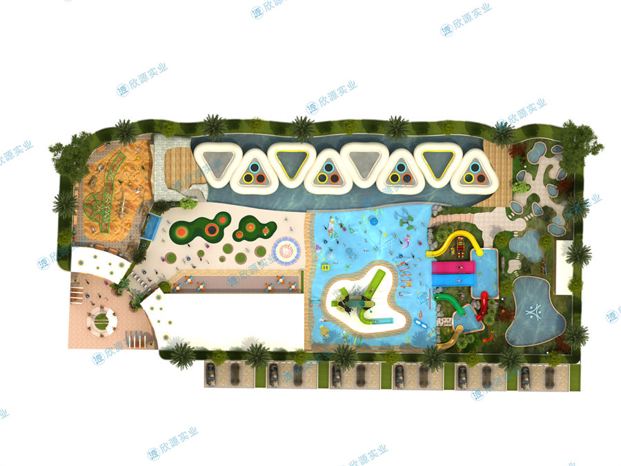 4000平方室外水上樂園整體規劃方案