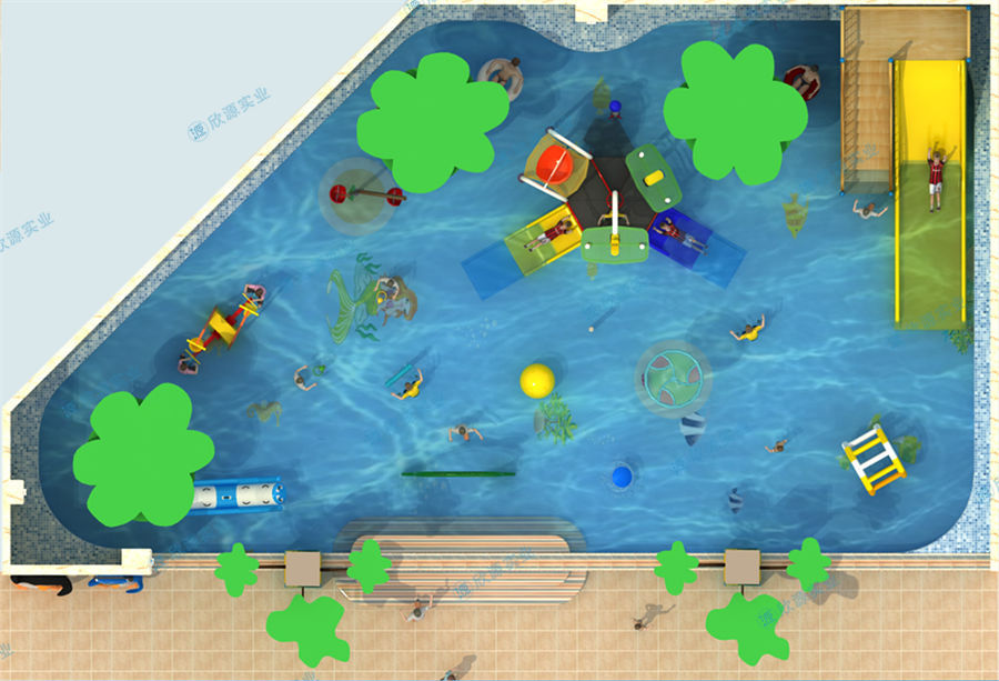 280平方溫泉水上樂園