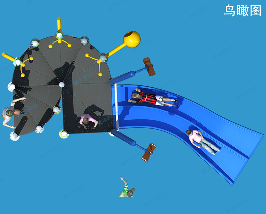 水叮當水上滑梯組合