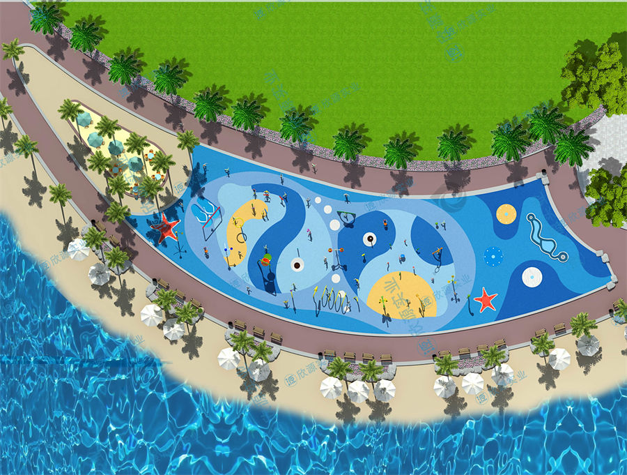 1200平方室外水上樂園整體規劃方案