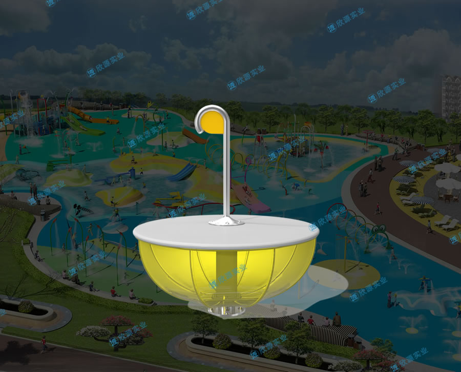 雨傘噴水戲水小品設備