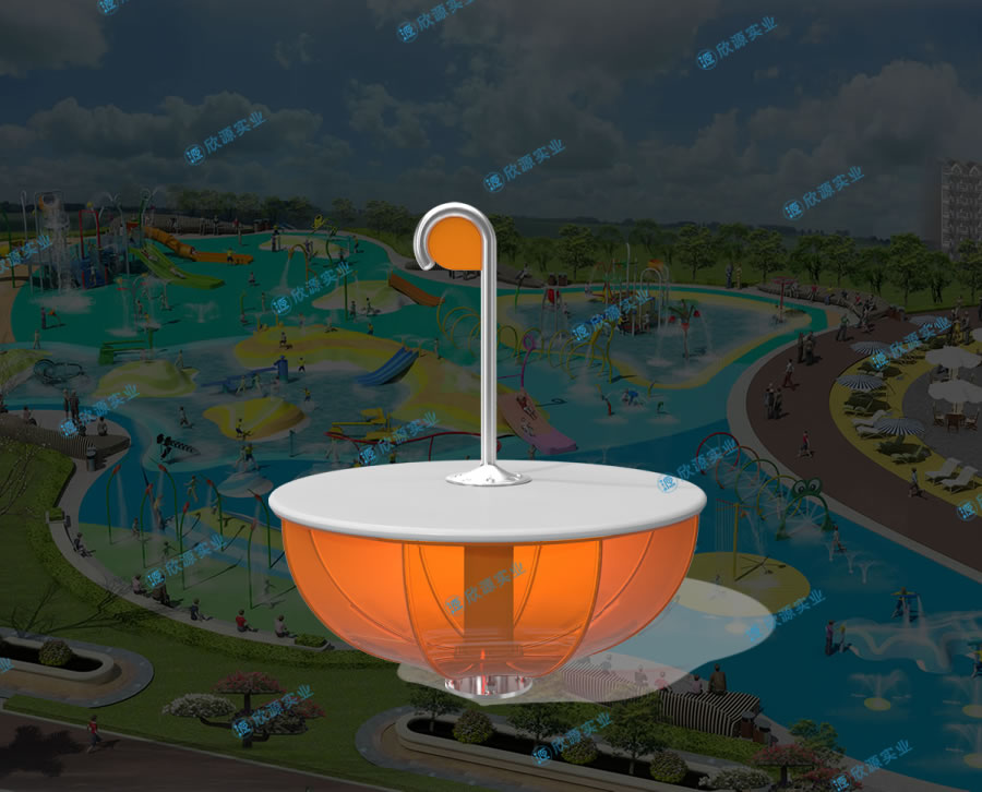 雨傘噴水戲水小品設備