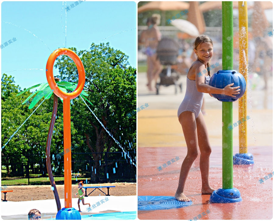 太陽噴水戲水小品設備