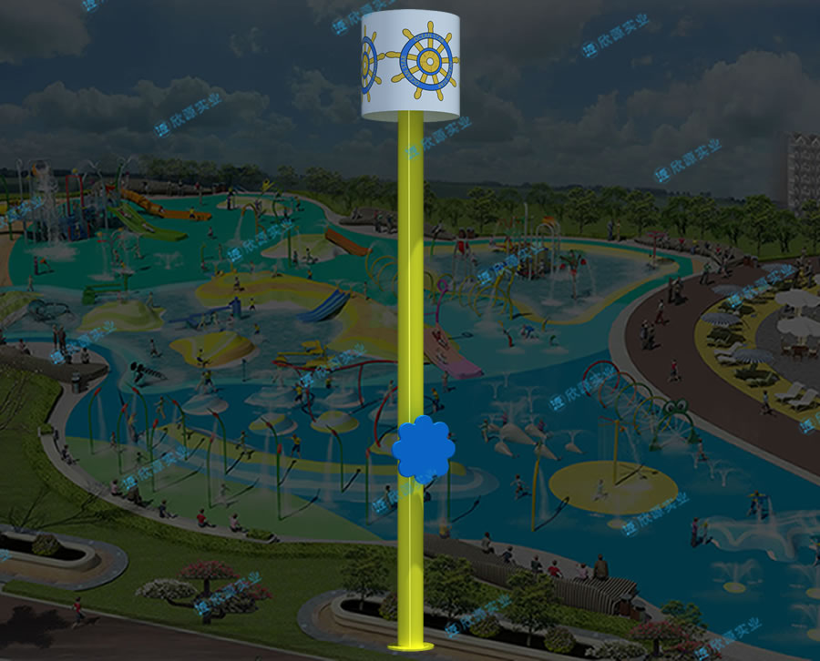 立柱噴霧戲水游樂設備