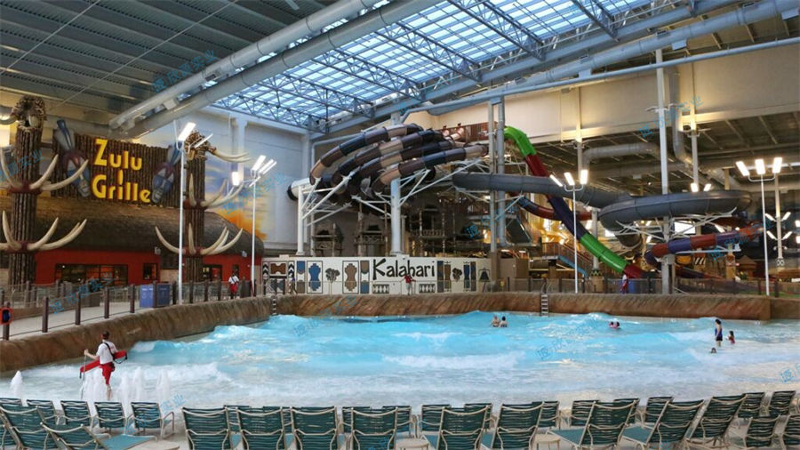 室內(nèi)水上樂園人工造浪池