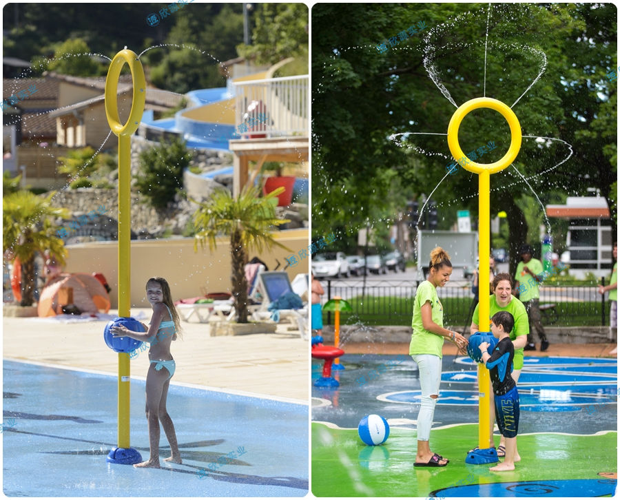 太陽噴水戲水小品設備