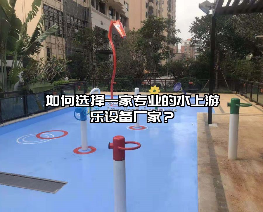 如何選擇一家專業的水上游樂設備廠家？