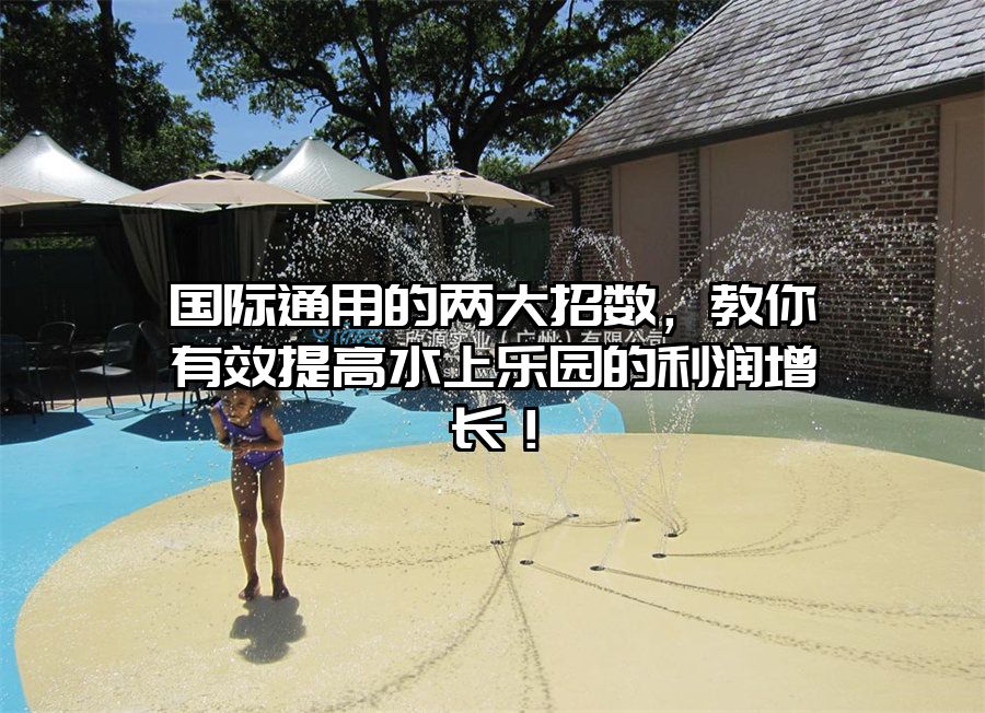 國際通用的兩大招數(shù)，教你有效提高水上樂園的利潤增長！